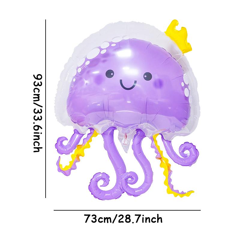 1Pcs Jellyfish Inflatable Balloon Birthday Party Decoration Floating Ballon Scene Decoration Bubble Ball Purple Pink Blue