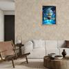 Adults Cross Stitch DIY Moon Sea Sailboat Prints Embroidery Craft Cross-Stitch Kit Art Needlework Decor Painting Gift Sewin S6A8