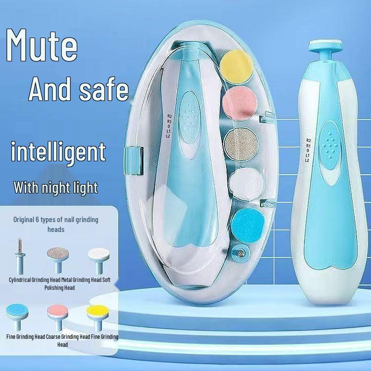 Newborn Baby Electric Nail Grinder & Clipper Set - Children's Care