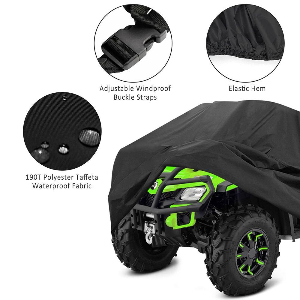 Windproof ATV Cover Heavy Duty Car Quad Covers  Wheeler Accessories