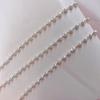 1meter 3-8mm Black Imitation Pearl Beaded Chain DIY Copper Necklace Chains Accessories for Jewelry Making Components Handmade