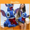 Plüsch-Stitch-Spielzeugpuppe mit Schleife für Kinder und Sammler