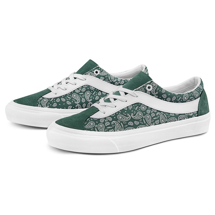 Vans Bold Ni Bandana - Jungle Green Unisex Sneakers True-White VN0A5DYA8GR