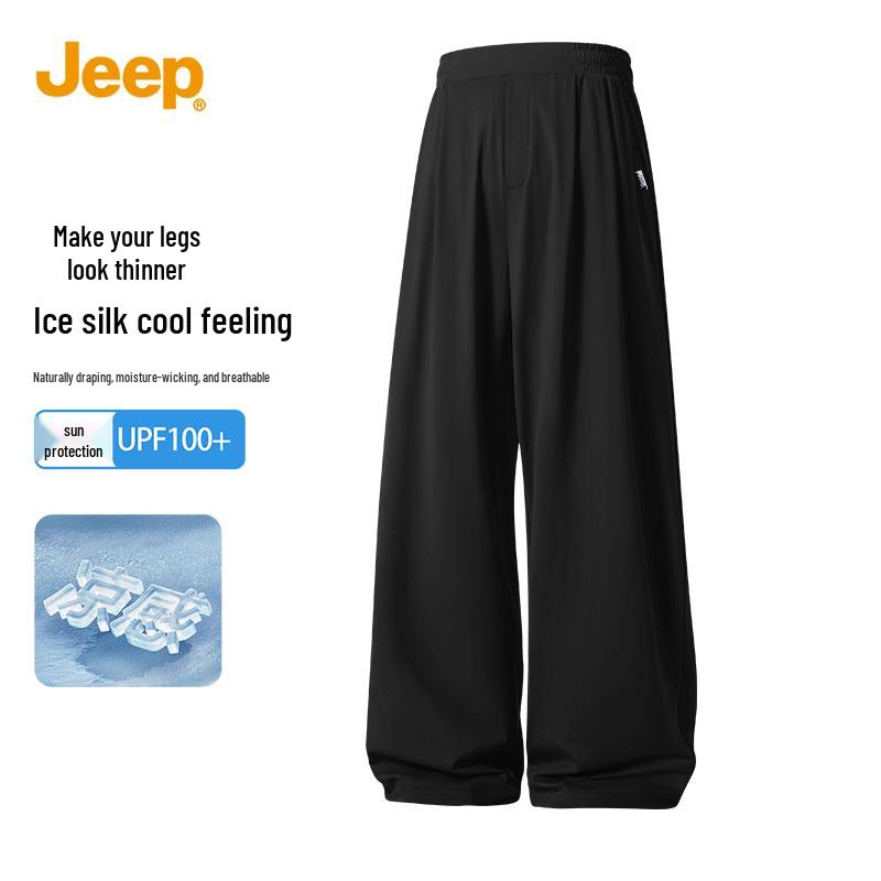 JEEP Men s Ice Silk Straight Casual Pants 3XL