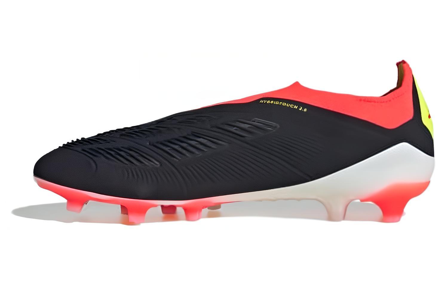 Adidas PREDATOR ELITE Soccer Shoes Unisex Low Top Black/Red IG5425 42