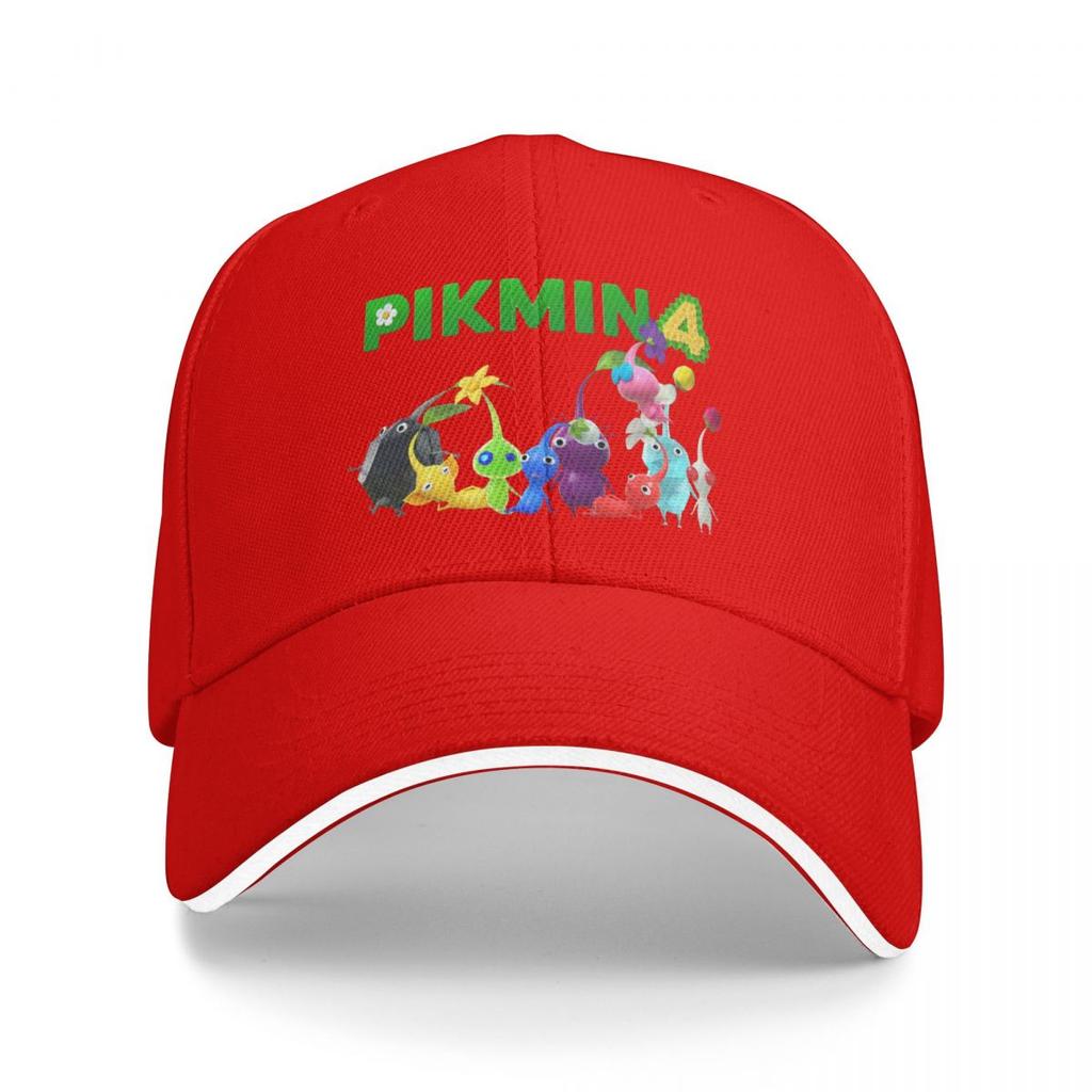 Baseball Caps Pikmin 4 Game Graphic Unisex Women Sport Spring Hats