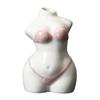 New Indoor Tabletop Ceramic Vase White Creative Body Art Dried Flowers