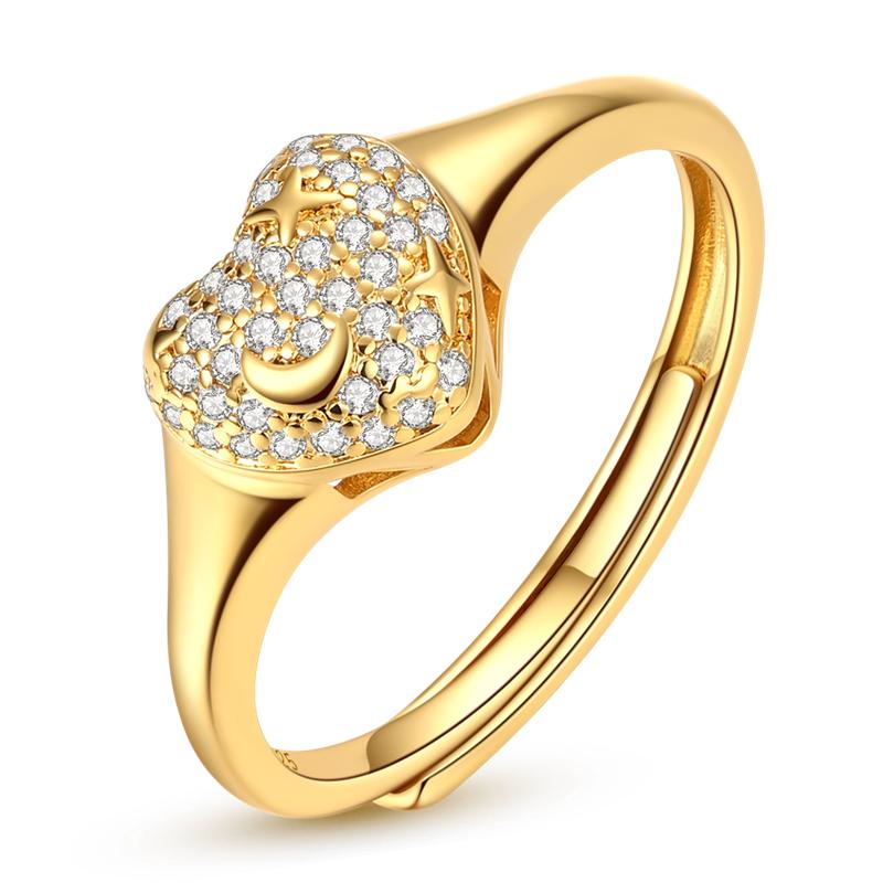 Original 925 Silver Adjustable Rings Eyes Clover Cat Dog Classic Design Ring High Quality Ladies Jewelry For Vacation