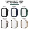 Change To Ultra Case for Huawei Watch Fit 4 Tempered Glass Case + Screen Protector for Huawei Watch Fit 4Pro Upgrade to Ultra 2