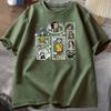 Vintage Coraline Halloween TShirt Y2k Spooky Tshirt Horror Graphic T Shirts Cotton Short Sleeve Women Clothing Male Tops Tee