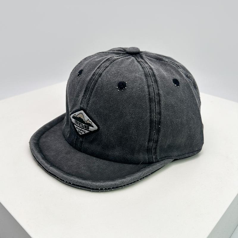 

New Unisex Hip Hop Letter Embroidery Baseball Hats Street Breathable Personal Sunshade Peaked Caps Versatile Fashion Short Eaves 52-60cm