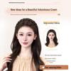 Korean Style Braided Non-Slip Wig Headband - High Volume Forest Design Hair Accessory