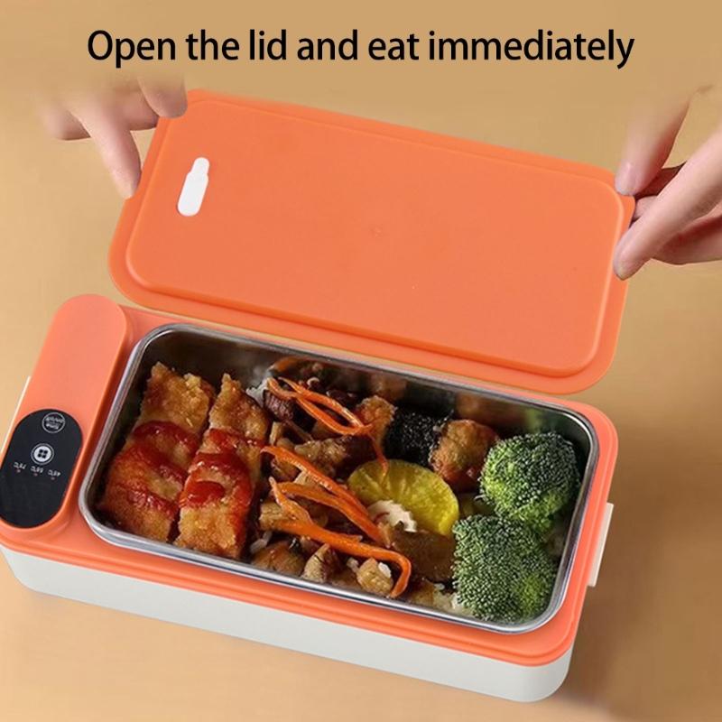 Battery Powered USB Charging Electric Lunch Box With Double Mode Heating And Insulation For Car Use