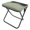 Portable Foldable Stool with Shoulder Strap Outdoor Foldable Stool for Mountaineering and Hiking Green Large Size
