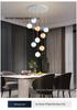 Modern Minimalist Moon Planet Staircase Pendant Chandelier for Duplex Villa Living Room
