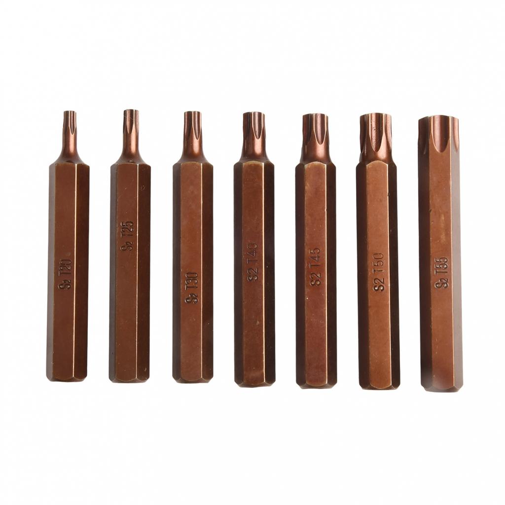 7pcs T20-T25 Screwdriver Bits High Hardness High Precision