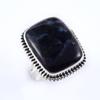Natural Gabbro Stone Gemstone Handmade 925 Sterling Silver Jewelry Ring S.7 t1Q72