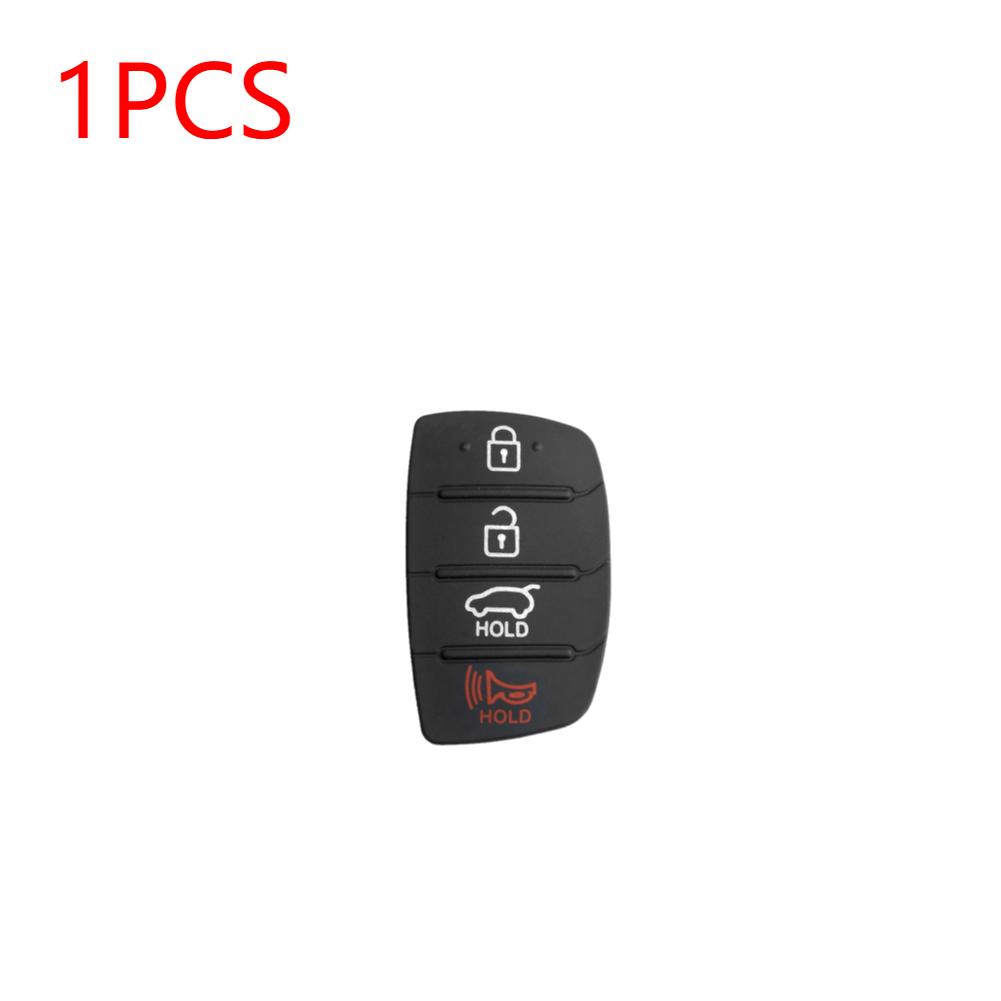 1-5 szt. Zamienna gumowa silikonowa podkładka z 4 przyciskami do samochodu Hyundai Tucson Santa fe / ix45 Sonata i40 Zdalny naprawa samochodu Obudowa kluczyka