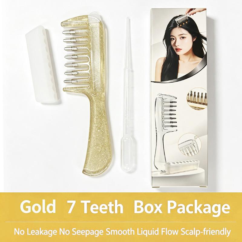 Multi-Function Mini Portable Head Applicator Anti-Frizz Scalp Nourish Hair Firming Applicator Anti-Static Hair Care