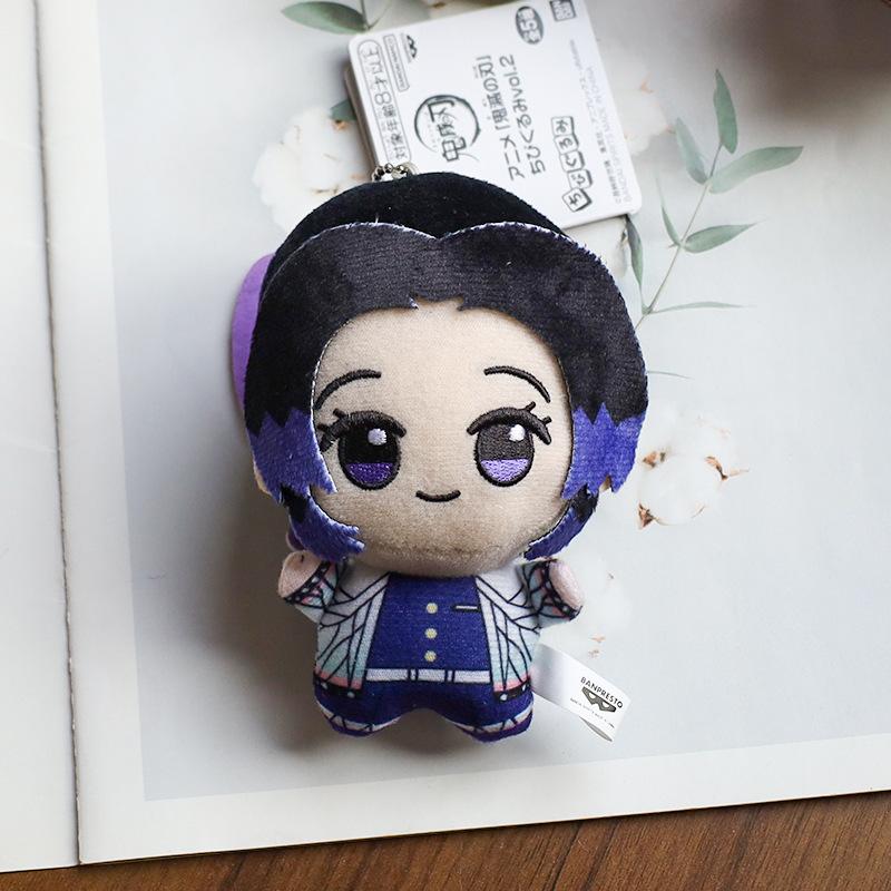 Non-Toxic New 10Cm Anime Demon Slayer Tomioka Giyu Kamado Tanjirou Kamado Nezuko Agatsuma Zenitsu Shinazugawa Genya Plush Toy Doll Gift