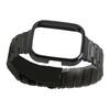 Watch Strap Protective Case Band 2 in 1 Adjusted Stainless Steel Watch Band for