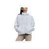 Li-Ning Solid Color Large Pocket Hoodie Women hoodies Off-White AWDTB92-8