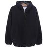 NONSAPIENS Good condition NONSAPIENS wool blend ROLL [OFC-29] hoodie jacket zip-up men's black size 3 Jacket 36 blackUsed