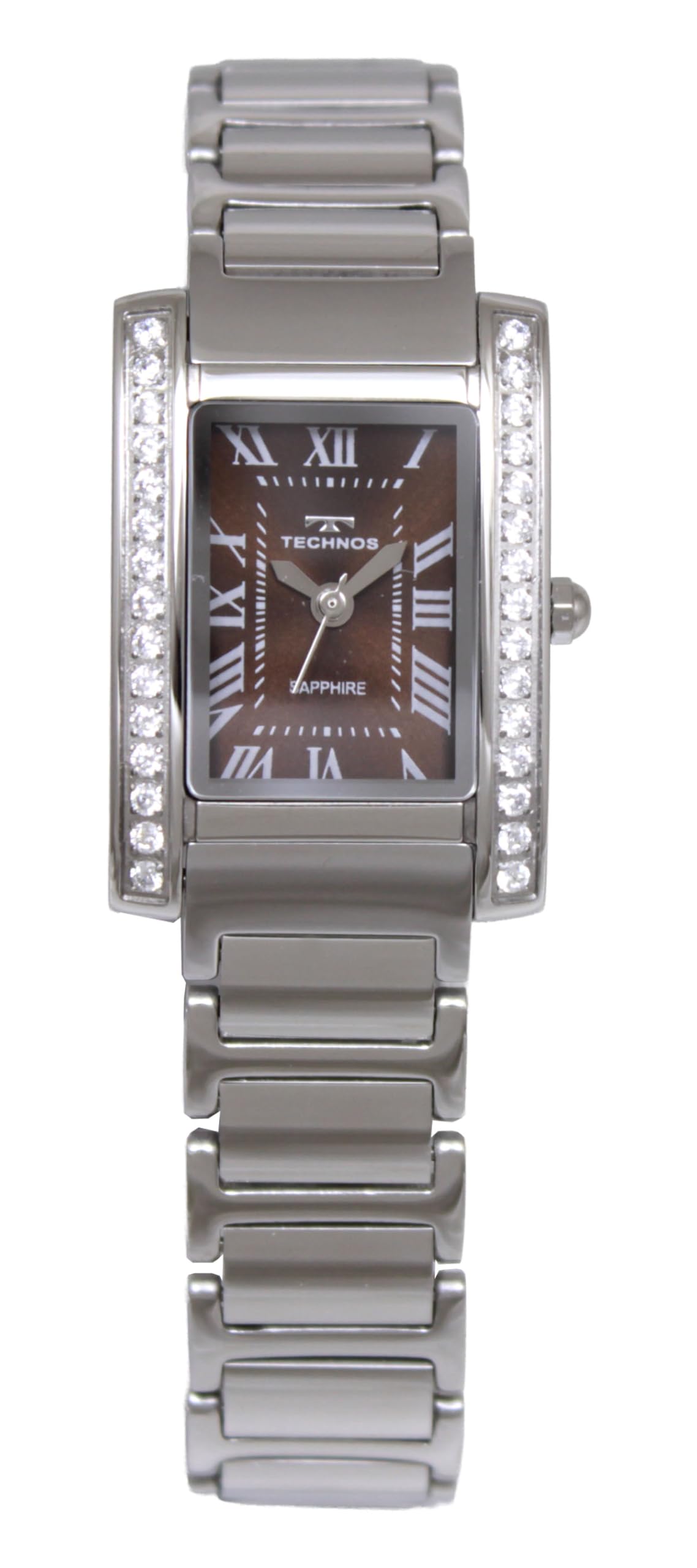 TECHNOS Watch Pave Watch T9826SA [TECHNOS] 3-Hand коричневый