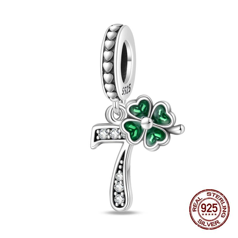 Charms Copper Fit Charms 3Mm Original Bracelet Four Leaf Clover Womens Tree Of Life Beads Diy Fine Jewelry Gift