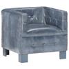 Day and Night - Day and Night Gray Genuine Leather Armchair