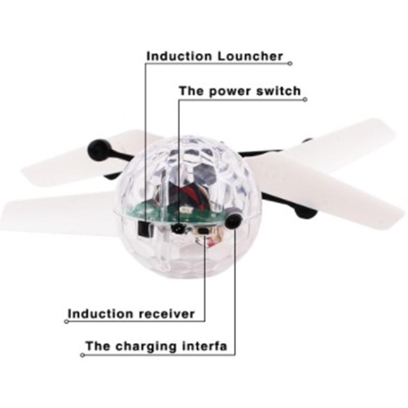 mini drone RC Helicopter Aircraft Flying Ball fly toys Ball Shinning LED Lighting Quadcopter Dron fly Helicopter Kids toys