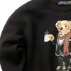 Polo Ralph Lauren Bear Print Crewneck Sweatshirt Women Sweatshirt Black 211823689-001