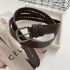 Full Hole Retro Belt Casual Pants with Jeans Belt Universal Women's Belt Men's and Women's Belt