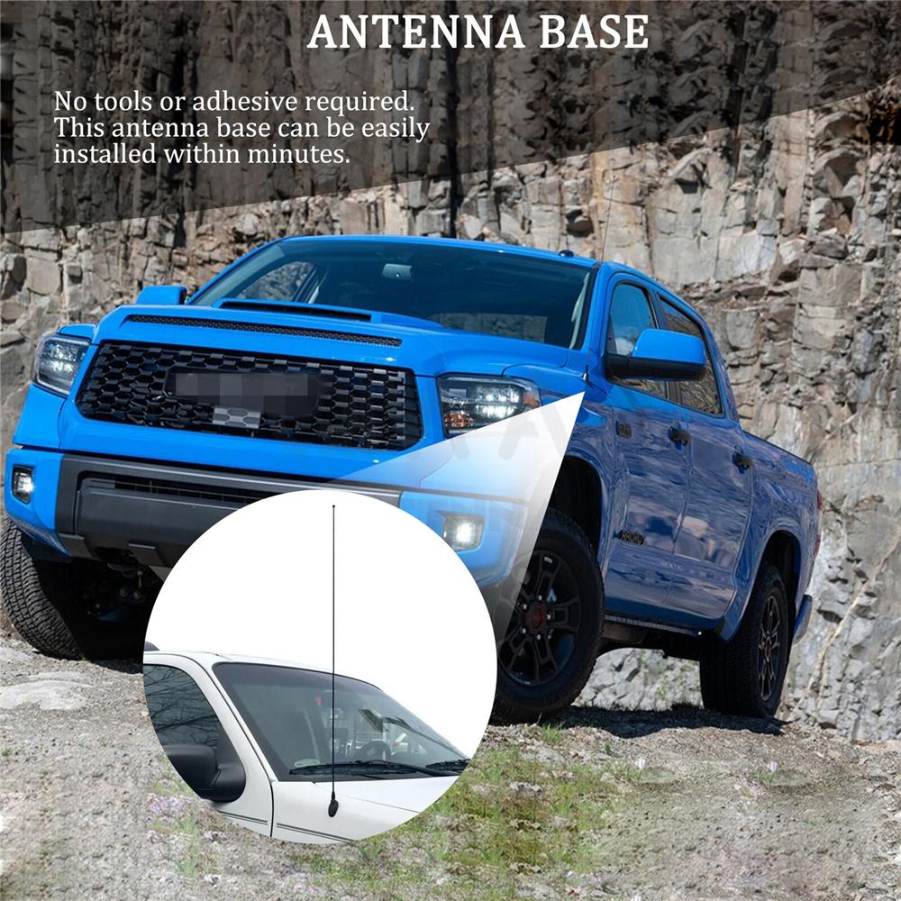 Car Replacement Radio Antenna Base ASSY For 2014-2020 Toyota Tundra (w/o Pole)