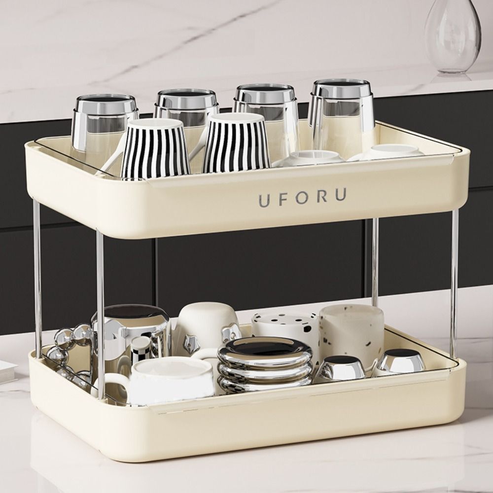 Thickened Cup Holder Large Capacity Fruit Drainage Rack Desktop Storage Rack Kitchen Accessories