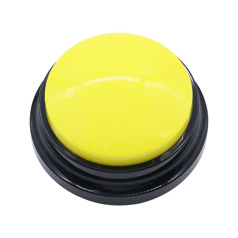 Plastic Interactive Dog Training Sound Box - Recordable Talking Toy with Voice Feature