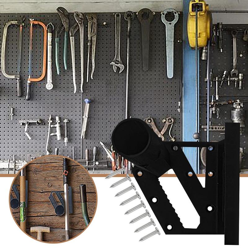Garden Tool Organizer Garden Tool Storage Rack Organizer Wall Mount Space Saving Storage Rack Hanger Broom Holder Garage