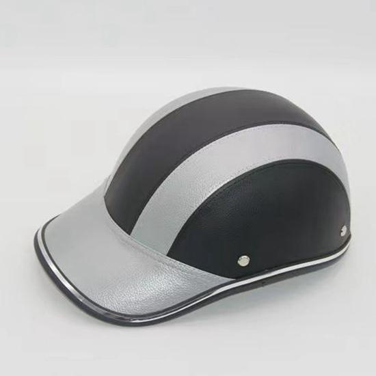 Summer Half Helmet Harley Four Seasons Riding Baseball Cap Summer Helmet Duckbill Hat Breathable Lightweight Retro Half Helmet Men Pedal Bike