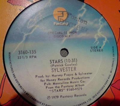 12inch Record SYLVESTER - Stars 3160135 Fantasy 1979 Canada Soul/Funk Used