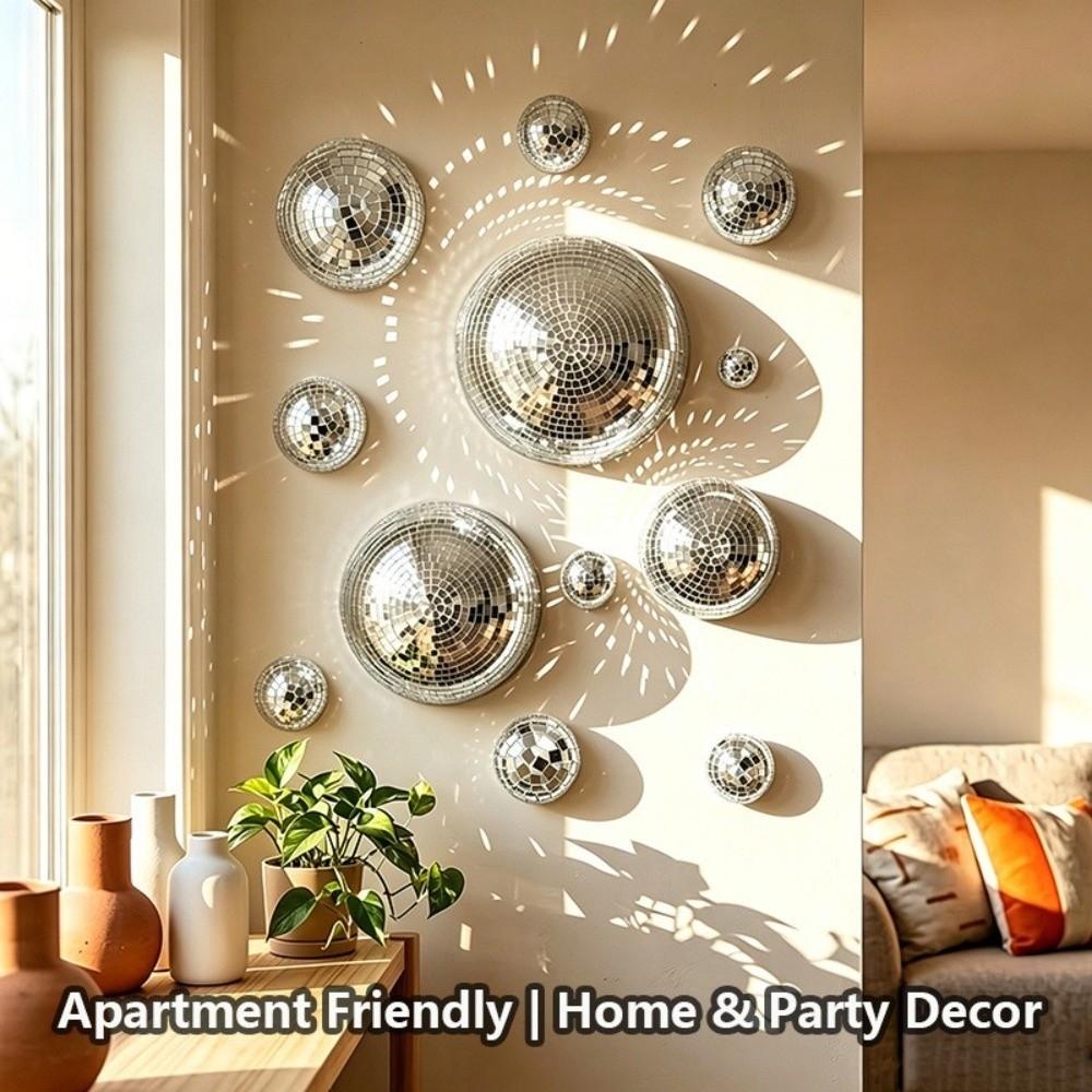 Mirror Finish Mirror Half Ball Mirror-surfaced Hemispherical Wall Decoration Party Backdrop Decor