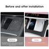 Car Silicone Wireless Charging Pad Non-Slip Mat Dust-Proof Charger Protect Cover Accessories For Tesla Model 3 Y 2024 2024 2024
