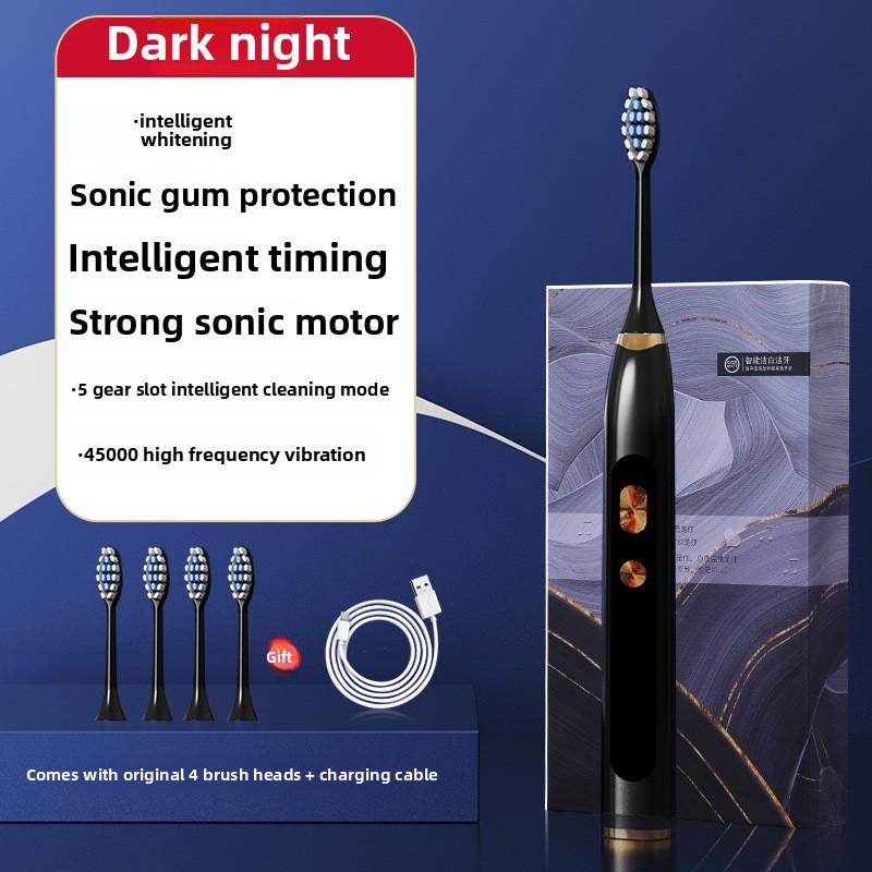 Maglev Sonic Electric Toothbrush Adult USB Charging Fully Automatic Vibration Soft Bristle Toothbrush Flushing