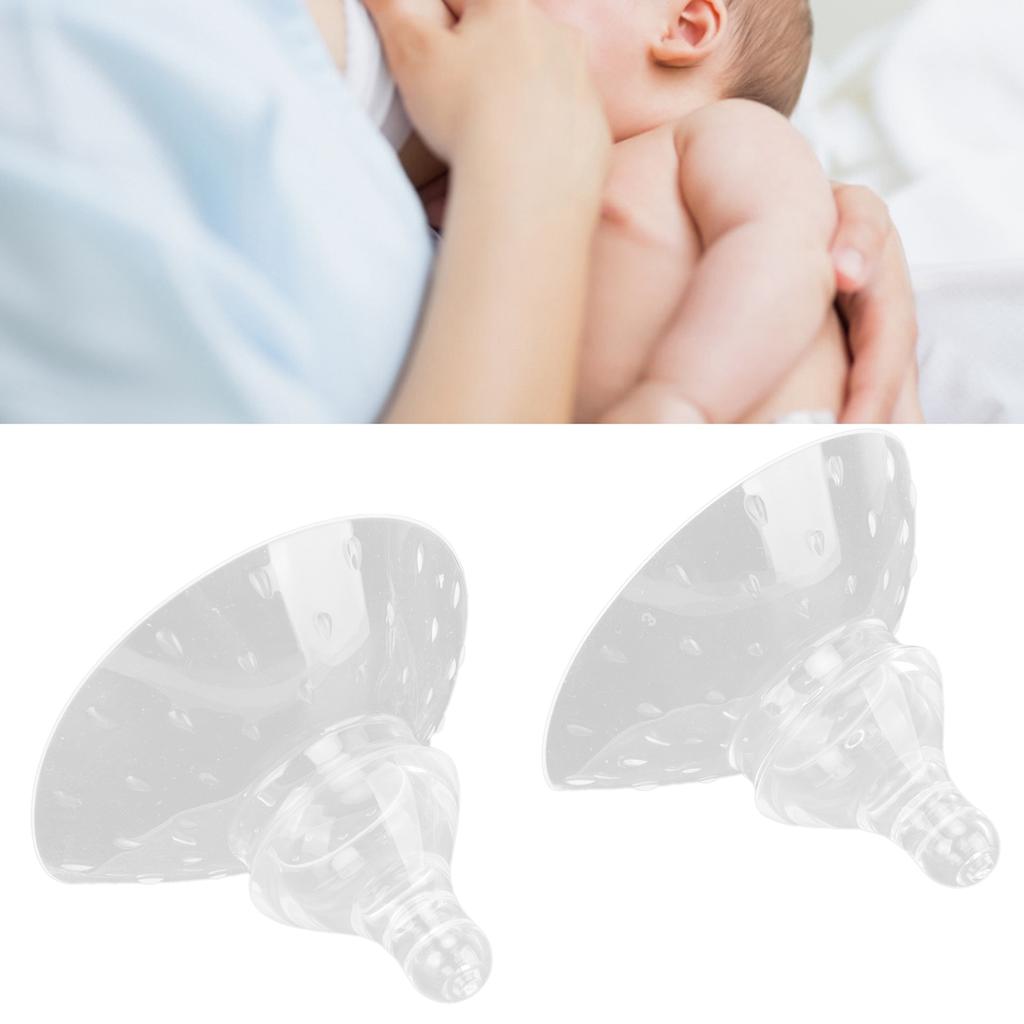 2pcs Nipple Shields ABS Silicone Contact Breast Shields Nipple Protector for Breastfeeding