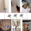 6 Set Wooden Parrot Perch Mount Screws Nuts Washer Kit Hardware for Natural Wood Bird Perch DIY Wood Birds Stand Branch Platform Playground Wild