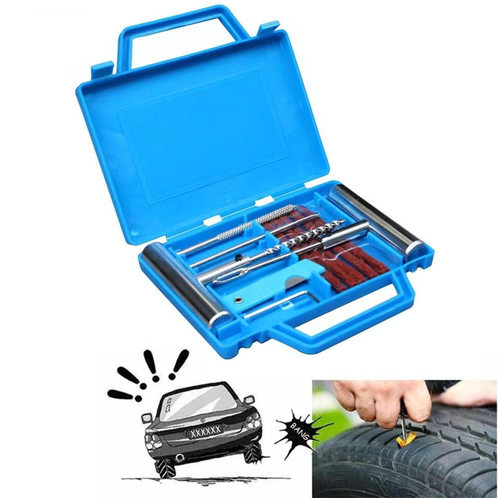 Mini Tool Kit Puncture Repair Kit Heavy Duty Tubeless Tire Repair Tire Repair Tool Kit  Motorcycle