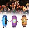 Lustiges und skurriles aufblasbares Kostüm Lustiges Soda-Getränkebecher-Hamburger-Pommes-Outfit für Halloween-Partys