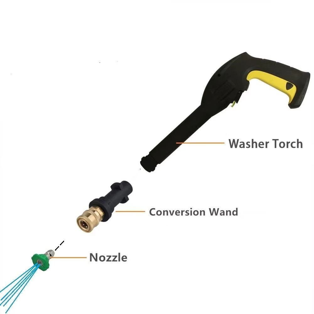 1Pcs 1/4" Pressure Washer Adapter Car Washing Accessory  for Karcher for LAVOR for Bosch