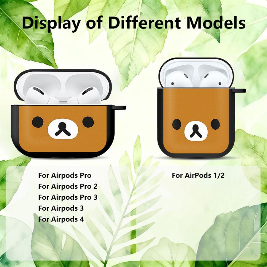 Cute Bear Cartoon Case For Airpods 2 3 4 Pro3 Pro2 Pro 1 Earphone Cases Cover