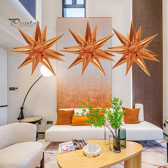 50 de bucăți de 18 inci cu balon stea cu con de 18 inchi, metalic, rezistent la scurgeri, mai gros pentru baby shower, decorare pentru petrecerea de nuntă, balon din aluminiu