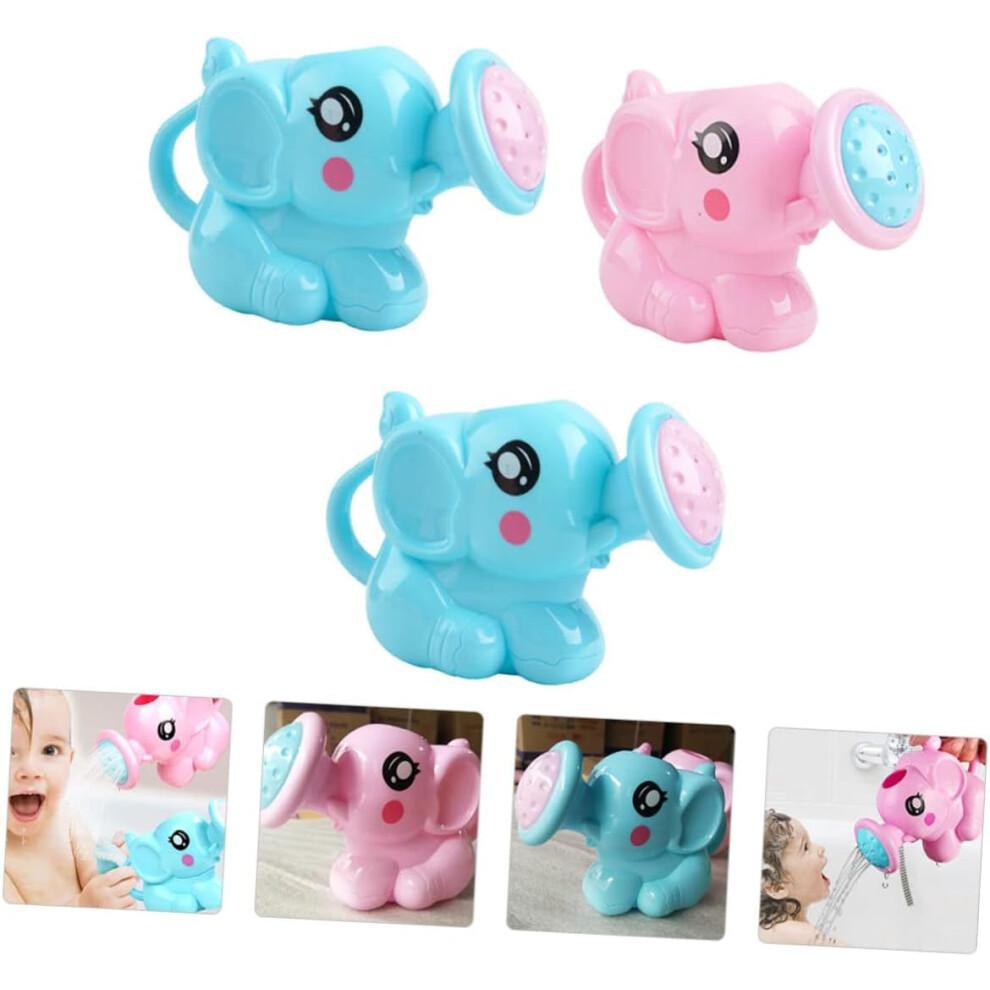 Elephant Watering Can Kids Bath Toy Set Lightweight Cute Shower Sprayer for Toddlers